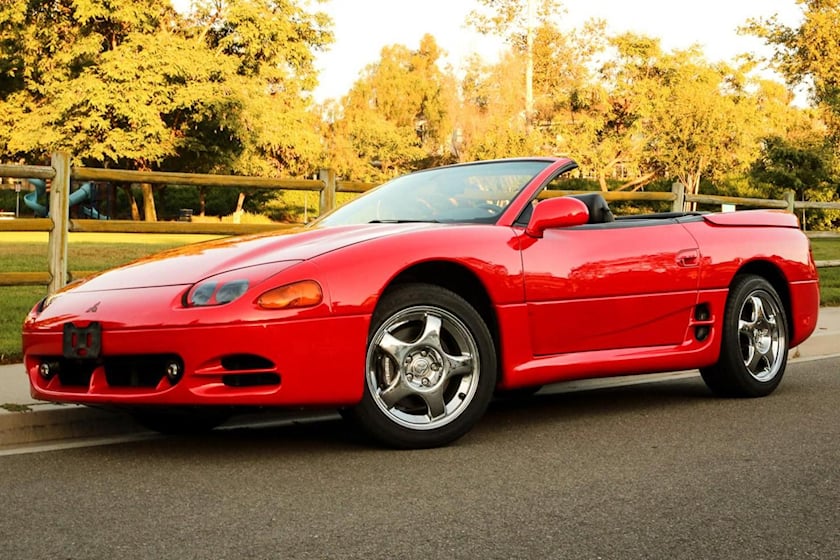 auctions, autos, cars, mitsubishi, car culture, for sale, sports cars, weekly treasure: 1995 mitsubishi 3000gt vr-4 spyder