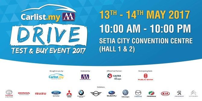 autos, cars, auto news, carlist.my drive event, carlist.my maa, drive, drive event, drive setia alam, drive test & buy, test drive more vehicles from 15 brands at the carlist.my maa drive event