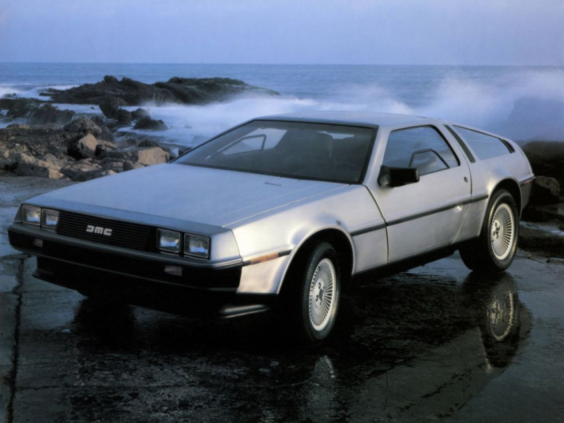 autos, cars, delorean, reimagined delorean teased with electric power
