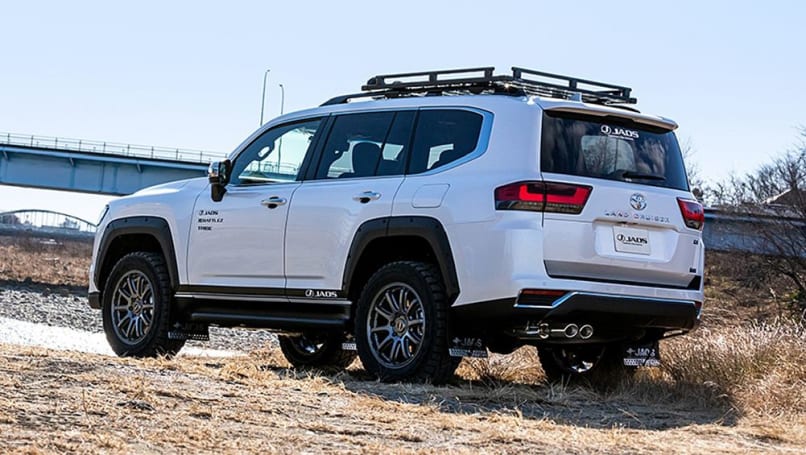 autos, cars, toyota, industry news, showroom news, toyota land cruiser, toyota landcruiser 2022, toyota news, toyota suv range, best 2022 toyota landcruiser 300 series accessories yet? new lc300 4x4 gets relatively subtle - but purposeful - off-roading upgrades from jaos
