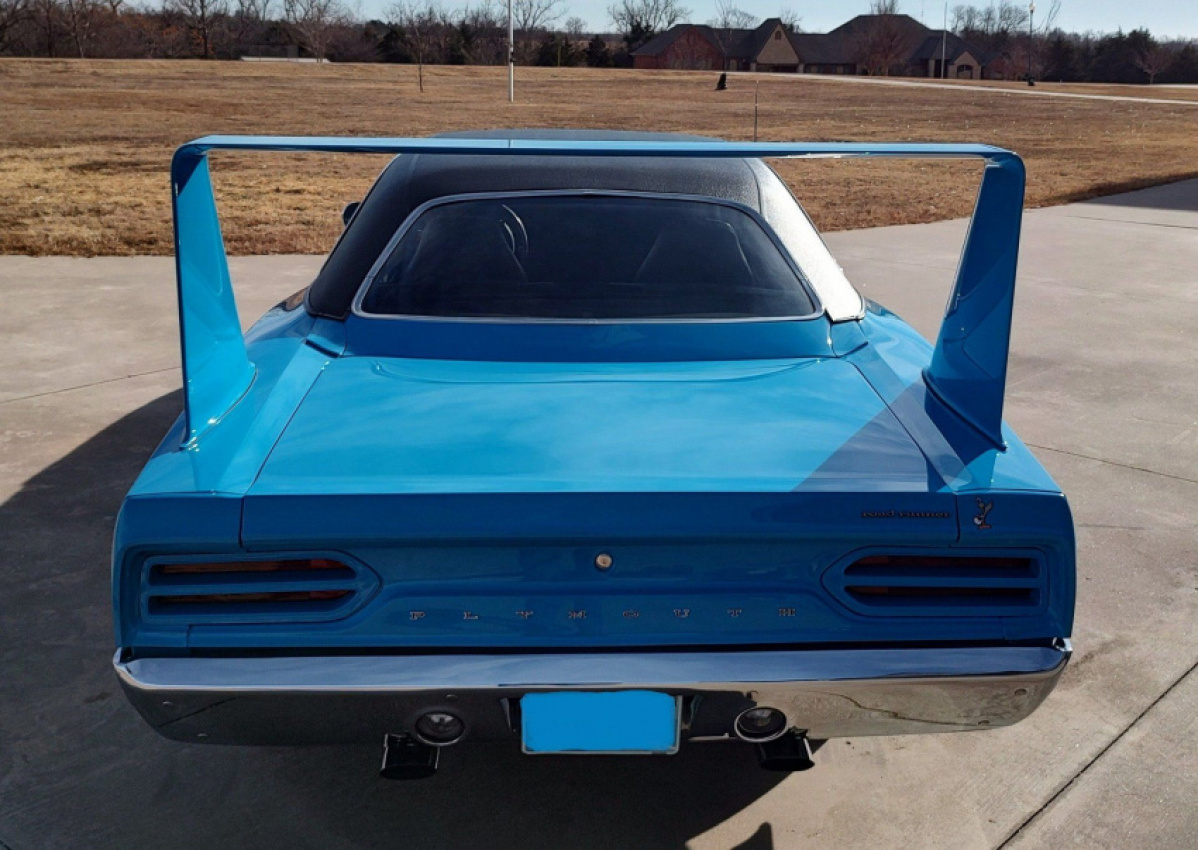 autos, cars, plymouth, american, asian, celebrity, classic, client, europe, exotic, features, handpicked, luxury, modern classic, muscle, news, newsletter, off-road, sports, trucks, petty blue 1970 plymouth superbird will make you feel like racing