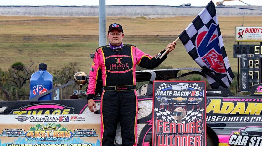 all dirt late models, autos, cars, nosbisch defends his turf in east bay finale