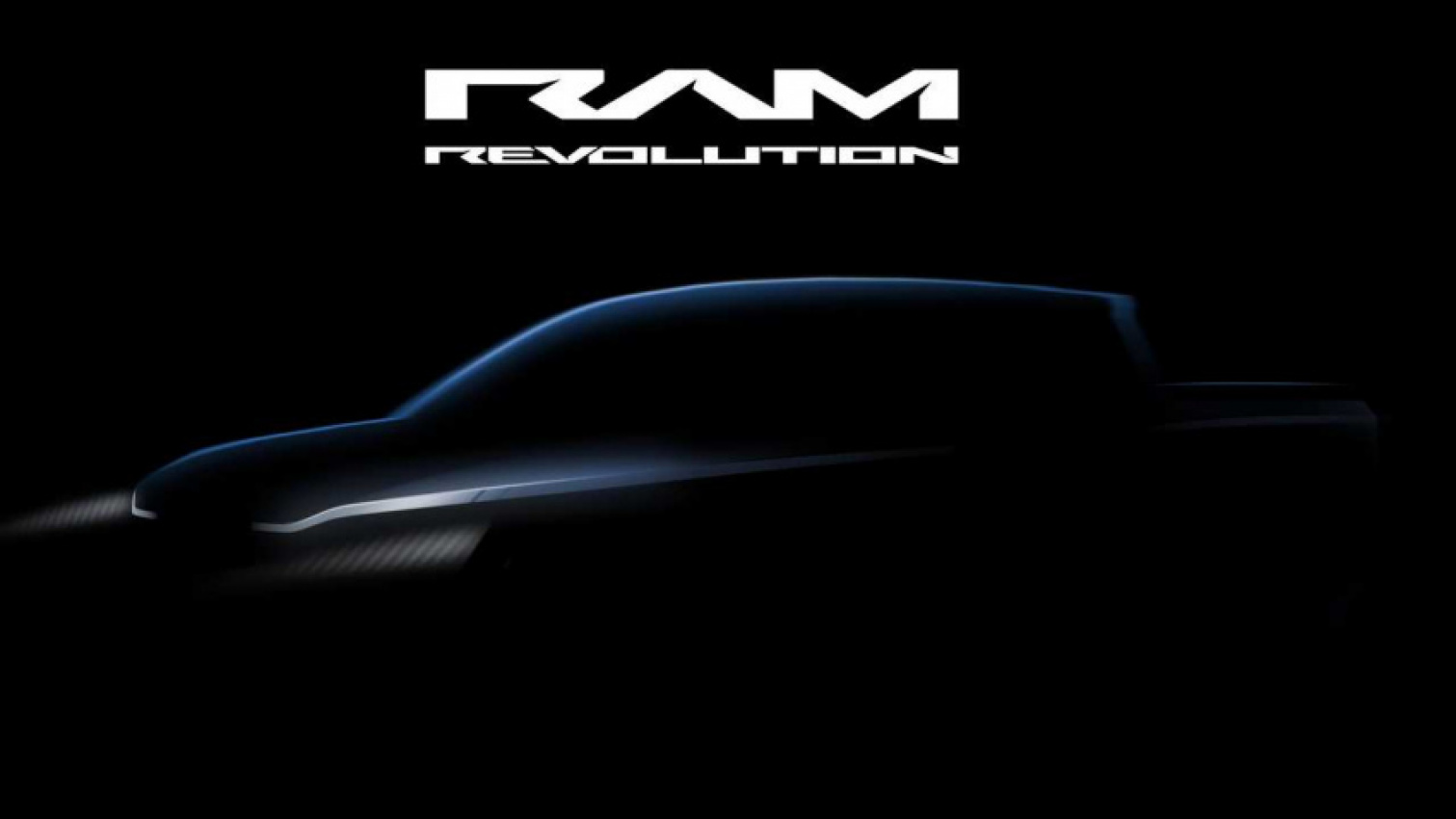 autos, cars, evs, ram, ram revoluton electric pickup teased, name confirmed