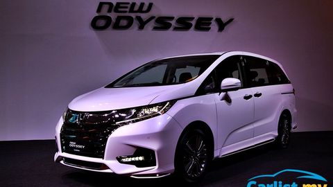 autos, cars, honda, auto news, honda odyssey, indonesia, odyssey, 2017 honda odyssey facelift launched in indonesia