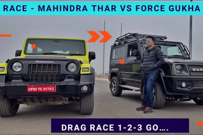 article, autos, cars, mahindra, mahindra thar or force gurkha, which off-roader will reign supreme in a flat out drag race?