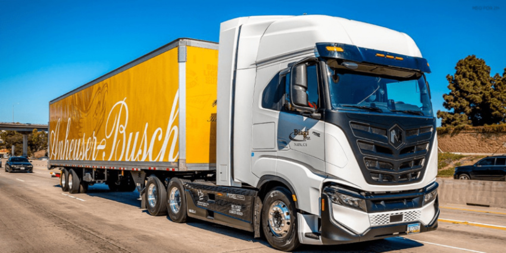 autos, cars, electric vehicle, fleets, anheuser-busch, california, electric trucks, logistics, anheuser-busch showcases zero-emission beer delivery