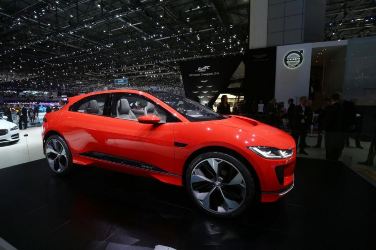 autos, cars, electric vehicle, jaguar, auto news, geneva 2017, jaguar i-pace, geneva 2017: jaguar's first ever electric vehicle to 'pounce' into production by 2018