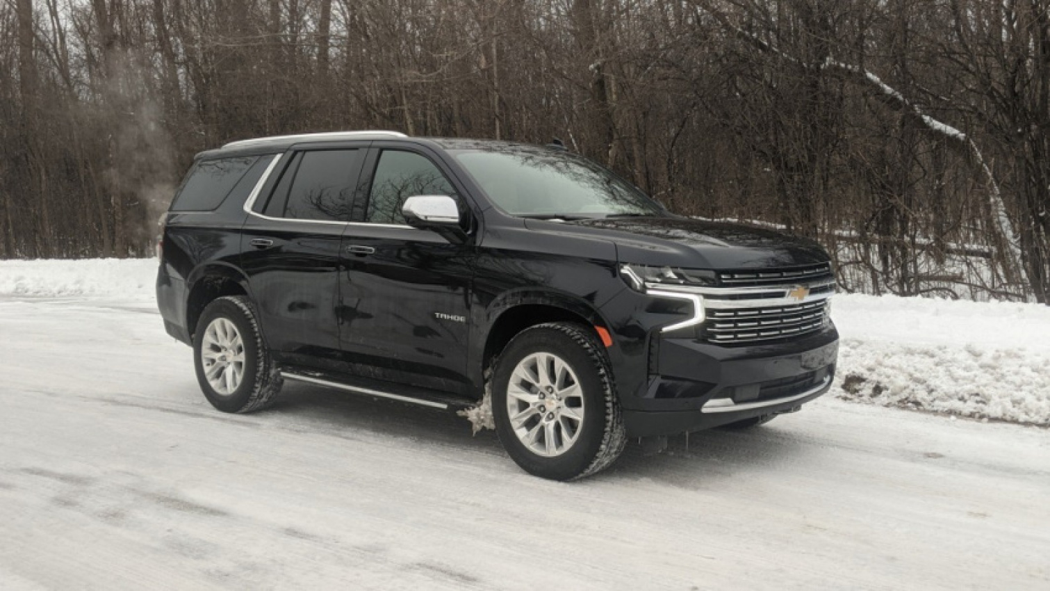 autos, cars, android, chevrolet, driveway tests, android, 2022 chevy tahoe premier driveway test | video walkaround, interior review