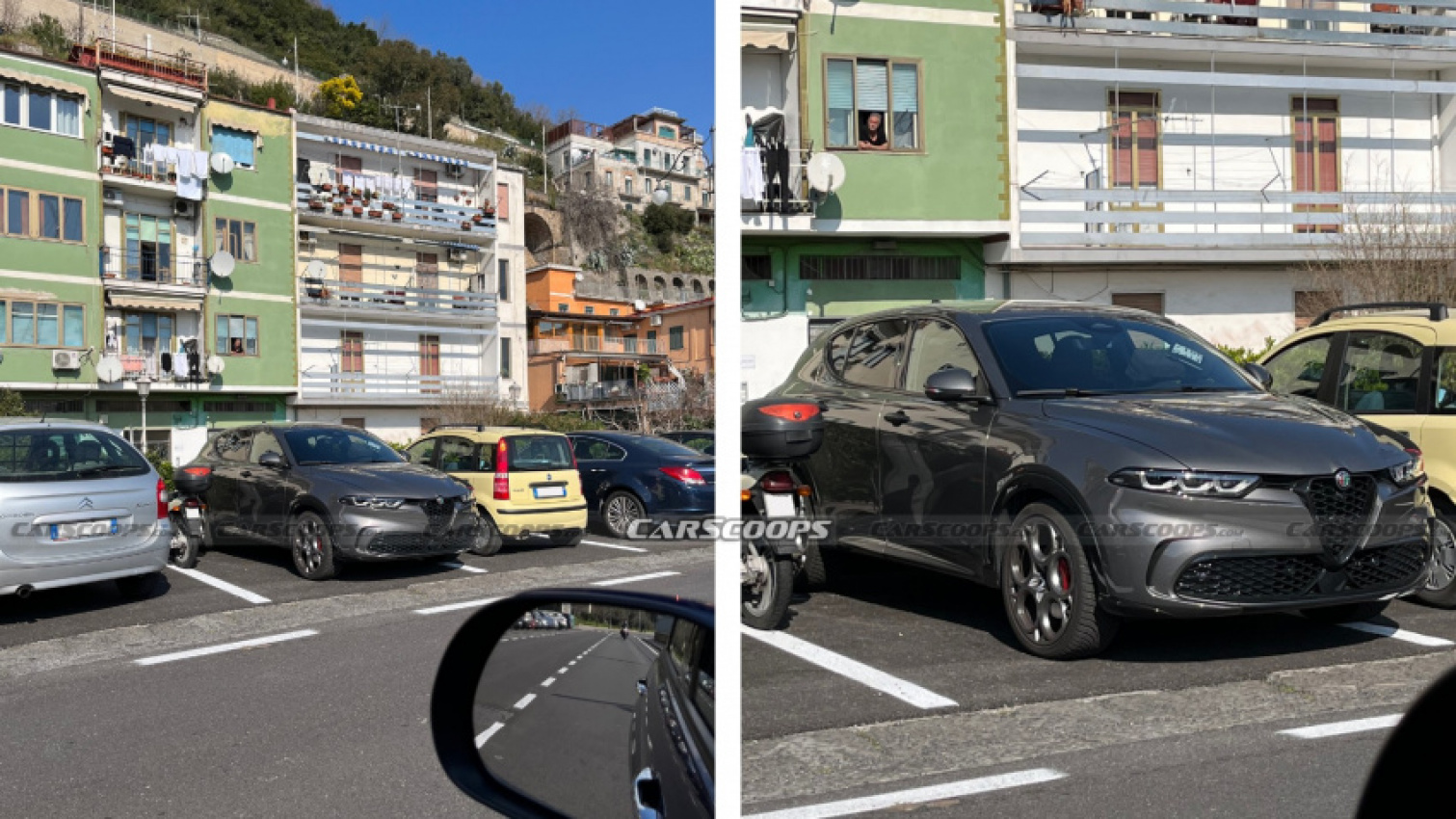 alfa romeo, autos, cars, news, alfa romeo scoops, alfa romeo tonale, scoops, alfa romeo tonale spotted in italy just in time for valentine’s day