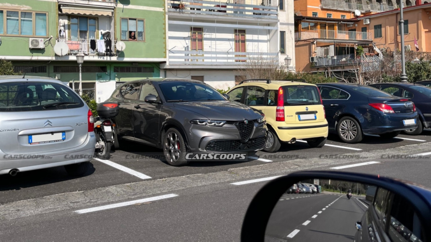 alfa romeo, autos, cars, news, alfa romeo scoops, alfa romeo tonale, scoops, alfa romeo tonale spotted in italy just in time for valentine’s day