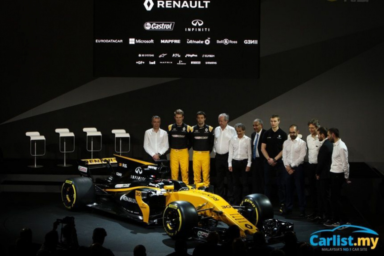 autos, cars, renault, auto news, f1, f1 2017, jolyon palmer, nico hulkenberg, renault f1, renault sport, rs, rs 17, f1 2017: renault’s r.s.17 f1 car launched