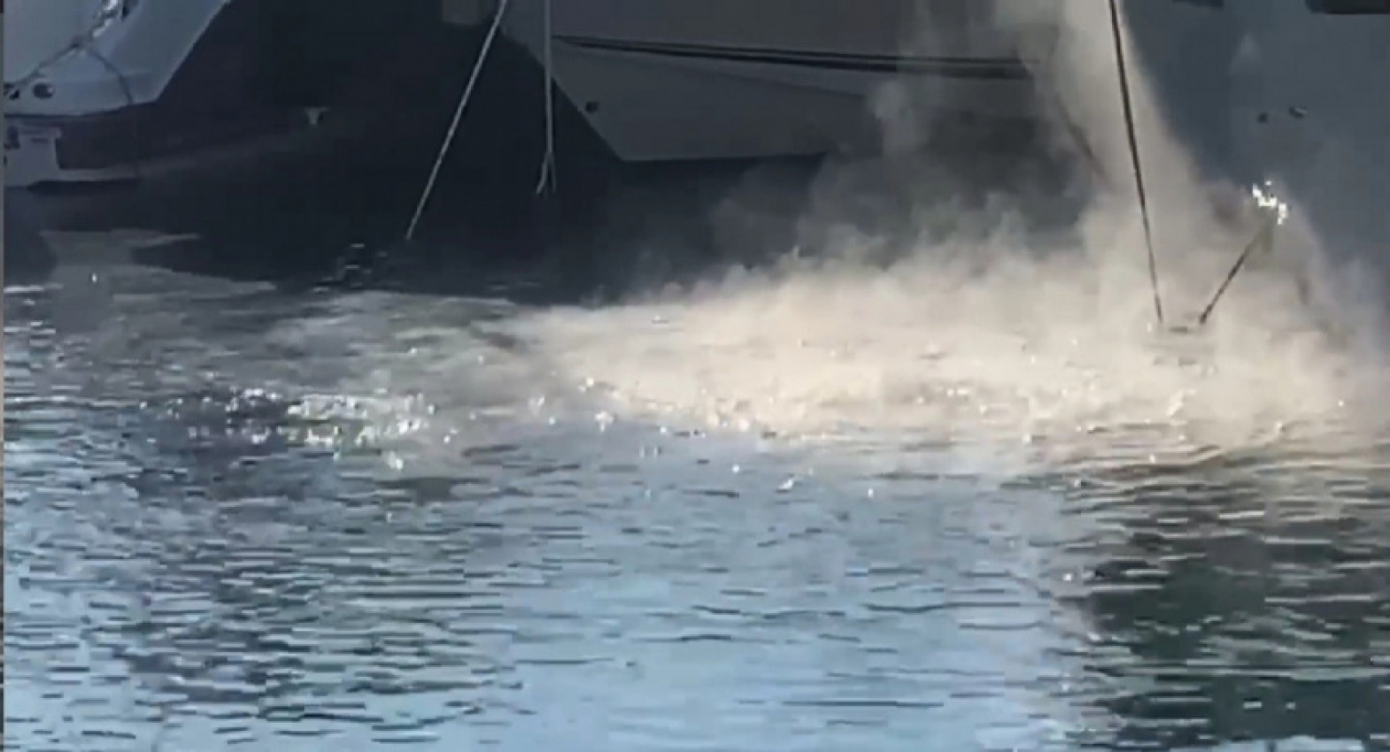 autos, cars, news, tesla, accidents, electric vehicles, offbeat news, tesla model x, tesla videos, video, tesla model x enters drowning mode releasing bubbles and smoke after falling into the sea