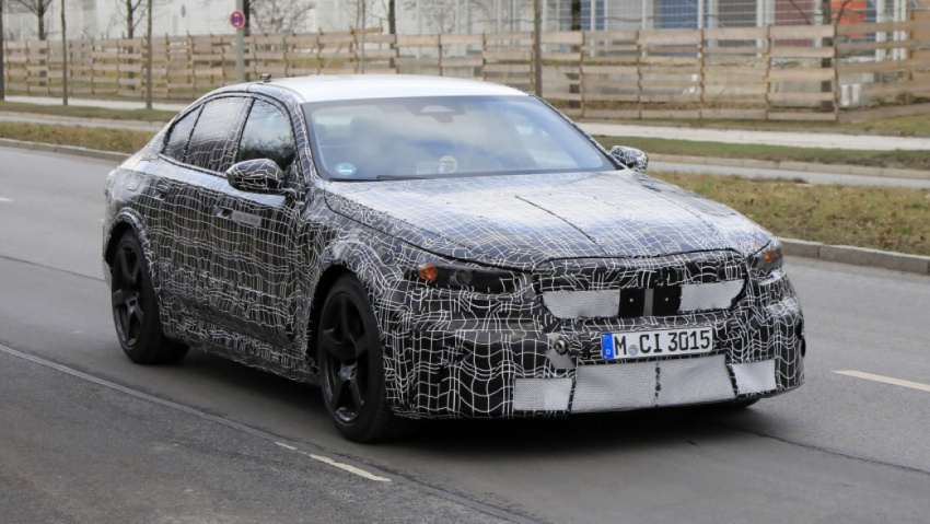 autos, bmw, cars, executive cars, performance cars, plug-in hybrid cars, new 2024 bmw m5 spied testing with hybrid power