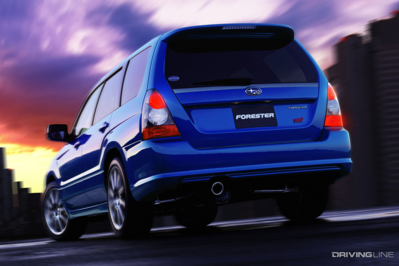 autos, cars, import, subaru, subaru forester, japan's hottest crossover: the subaru forester sti was a boxier, roomier wrx