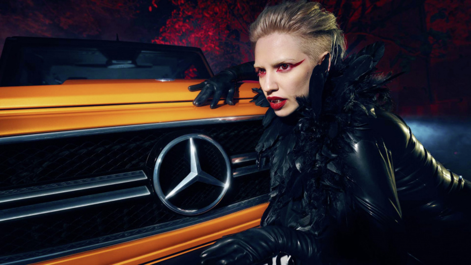 autos, cars, mercedes-benz, news, film, mercedes, mercedes g-class, mercedes videos, video, mercedes “immortal love” is a short valentine’s day film with vampires and g-wagens