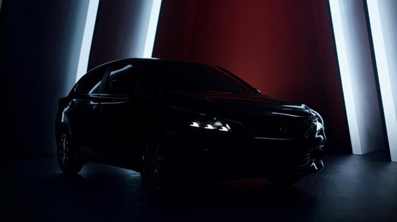 autos, cars, suzuki, android, 2022 maruti suzuki baleno bookings open, teaser image released