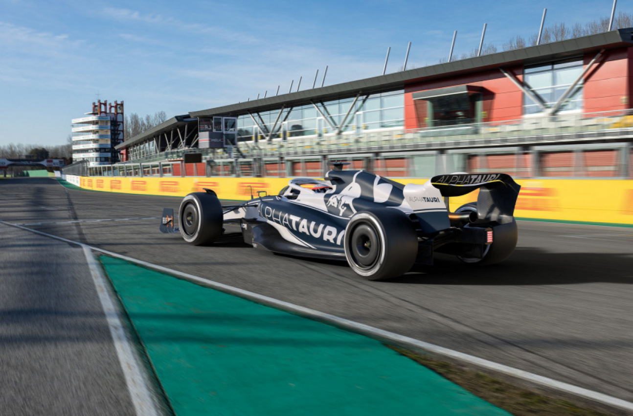 autos, cars, news, alpha tauri, motorsports, racing, 2022 alphatauri at03 debuts as the red bull rb18’s stylish sister car