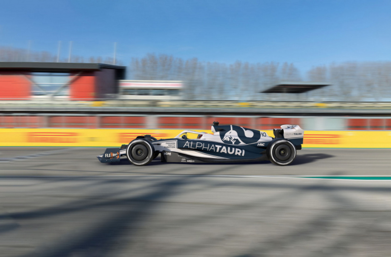 autos, cars, news, alpha tauri, motorsports, racing, 2022 alphatauri at03 debuts as the red bull rb18’s stylish sister car