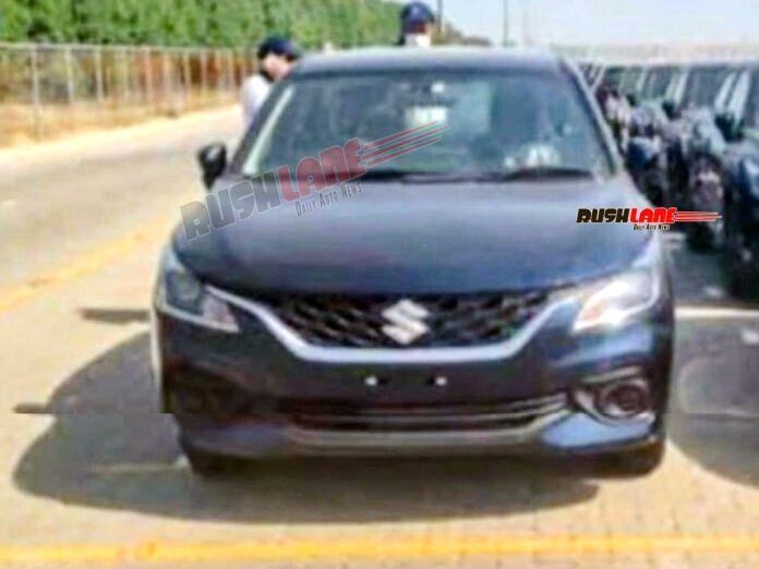 autos, cars, android, baleno, indian, maruti suzuki, scoops & rumours, android, 2022 maruti baleno spied undisguised at dealer yard