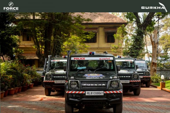 autos, cars, force, force gurkha, gurkha, indian, other, kerala police induct 49 force gurkhas into their fleet