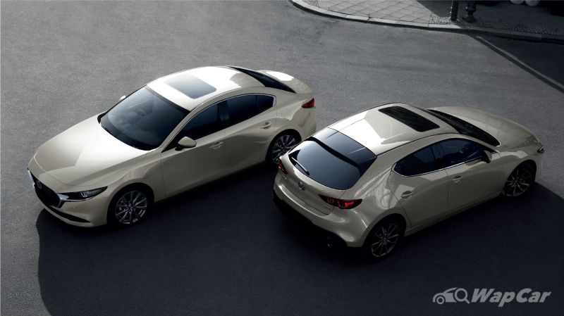 autos, cars, mazda, mazda 3, new 2022 mazda 3 launched in thailand; new colour, updated acc