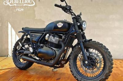 article, autos, cars, ram, a sinister scrambler based on the royal enfield interceptor 650