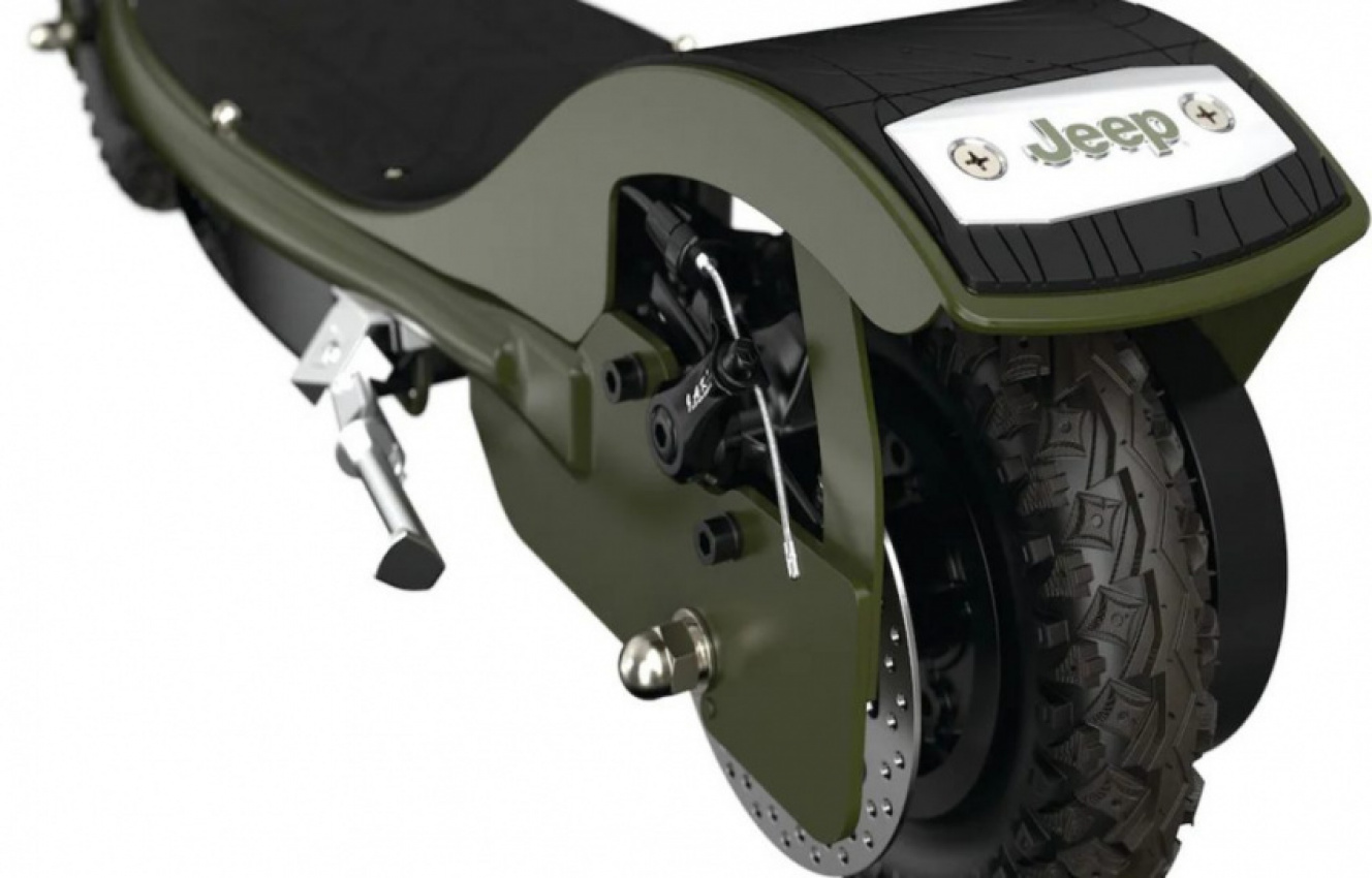 autos, cars, jeep, off-road, scooter, jeep trail-rated razor scooter can go off-roading: ankles beware
