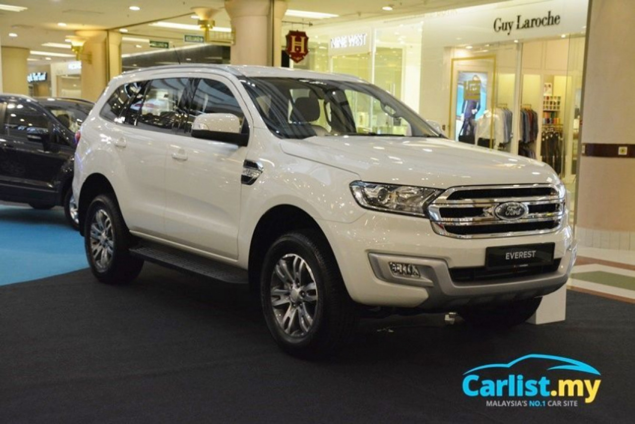 autos, cars, ford, auto news, everest, ford everest, 2016 ford everest launched in malaysia; priced from rm199k