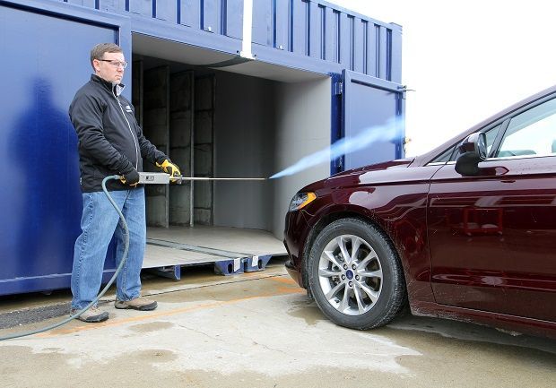 autos, cars, ford, auto news, michigan, mobile wind tunnel, ford rolls out a portable wind tunnel