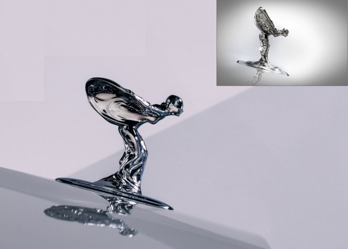 autos, cars, dell, rolls-royce, redesign, spirit of ecstasy, remodelling the iconic rolls-royce spirit of ecstasy for the fully electric spectre in 2023