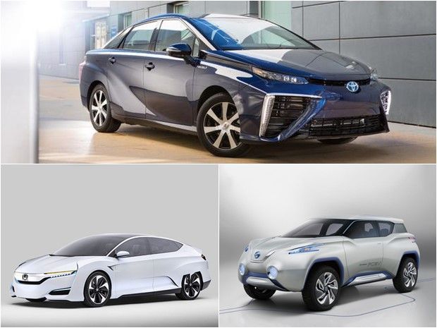 autos, cars, honda, nissan, toyota, auto news, hydrogen, hydrogen fuel cell vehicles, japan, honda, nissan, and toyota join forces to expand hydrogen infrastructure