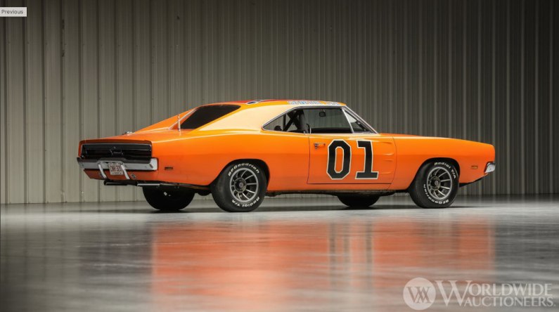 autos, cars, dodge, car news, classic car, official dukes of hazzard dodge charger set to go under the hammer
