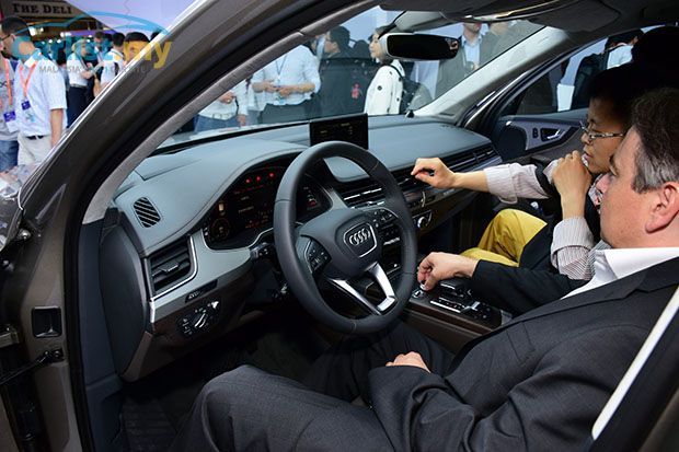 audi, autos, cars, android, auto news, ces asia 2015, android, audi showcases future tech & more at ces asia 2015