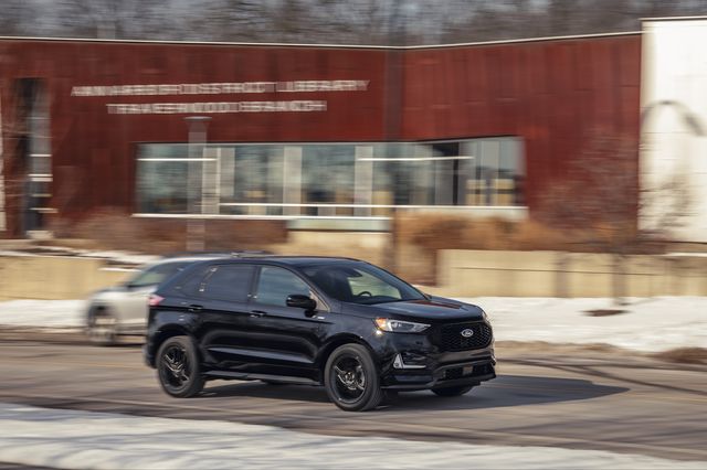 android, autos, cars, ford, reviews, ford edge, android, tested: 2021 ford edge st-line pretends to be athletic