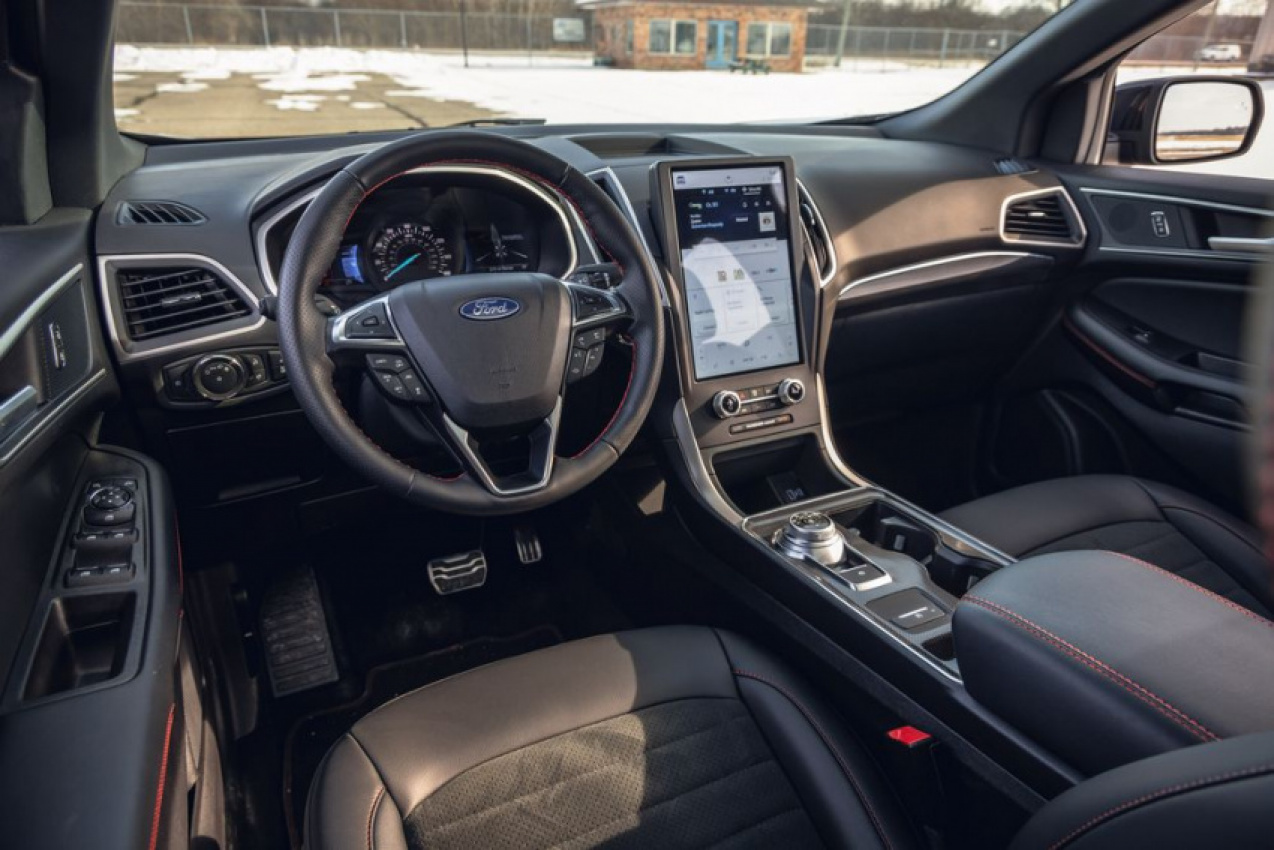 android, autos, cars, ford, reviews, ford edge, android, tested: 2021 ford edge st-line pretends to be athletic
