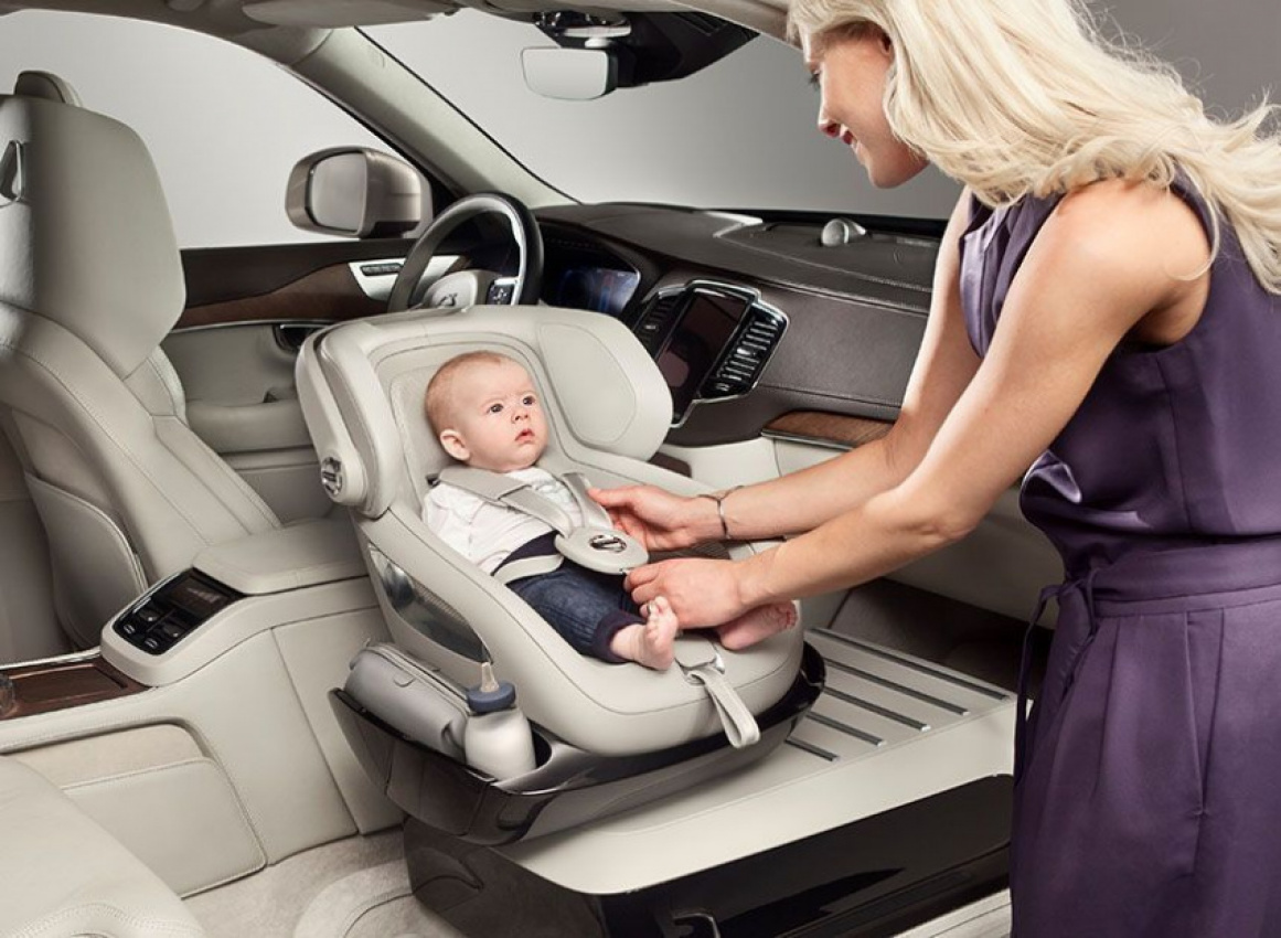 autos, cars, volvo, auto news, volvo excellence child seat concept, volvo xc90, the volvo excellence child seat concept is both safety and luxury for children