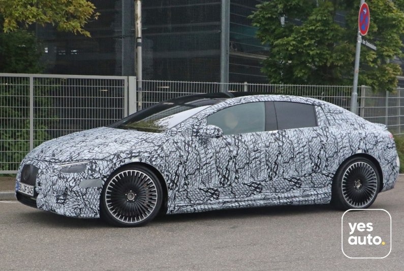 autos, cars, mercedes-benz, mg, car news, car specification, mercedes, yesauto photo, upcoming 2022 mercedes-amg eqe 53: spy shots