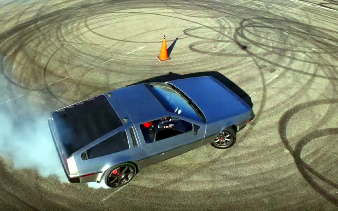 autos, cars, delorean, auto news, autonomous driving, bttf, dmc-12, drifting, stanford-university, technology, video: meet marty, the awesome self-driving and self-drifting delorean