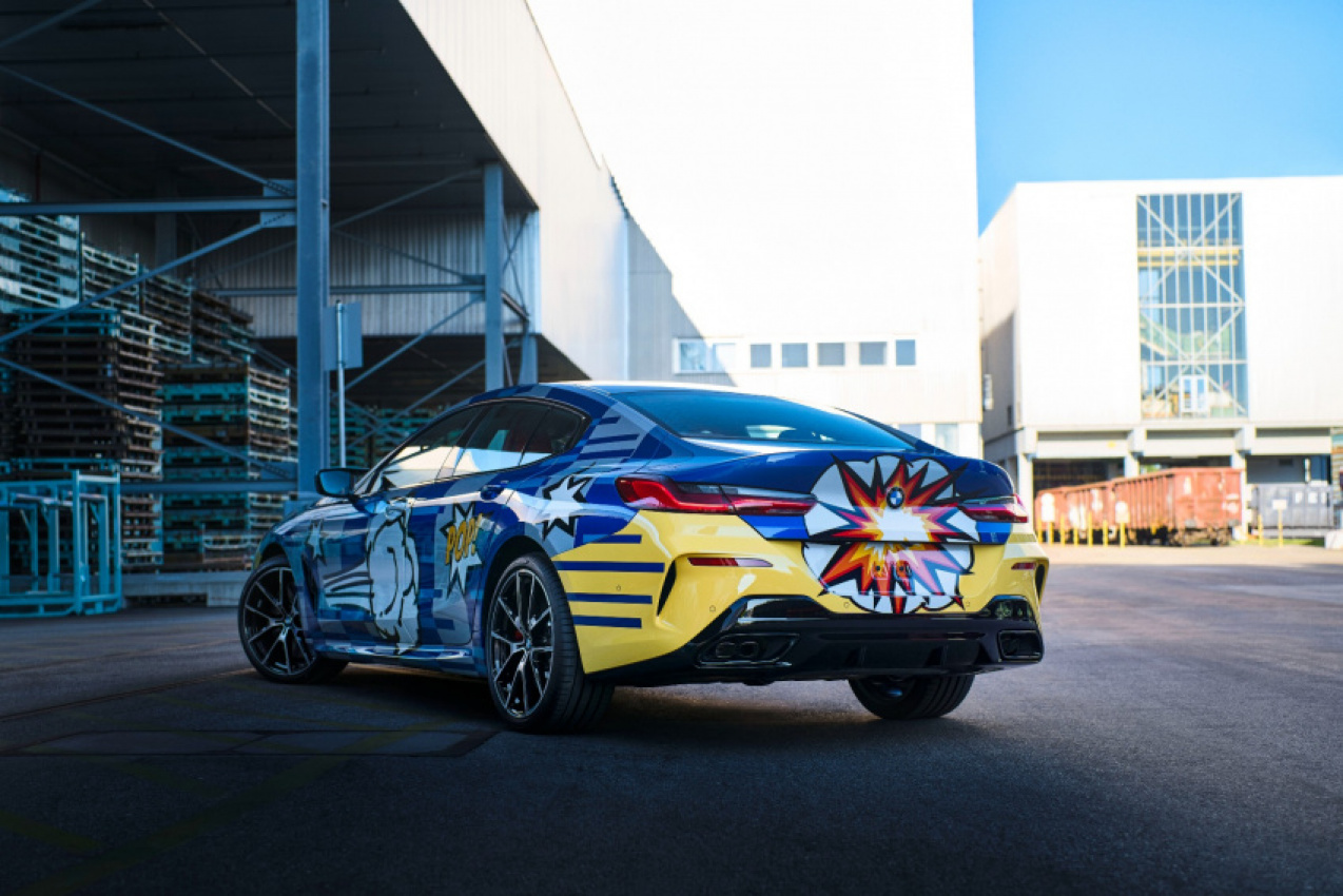 autos, bmw, cars, news, bmw 8 series, bmw videos, new cars, video, the new bmw 8 x jeff koons limited edition is a unique way to spend $350,000