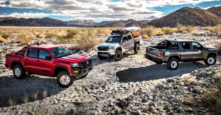 autos, nissan, nissan shows off eye-catching trio of frontier concepts