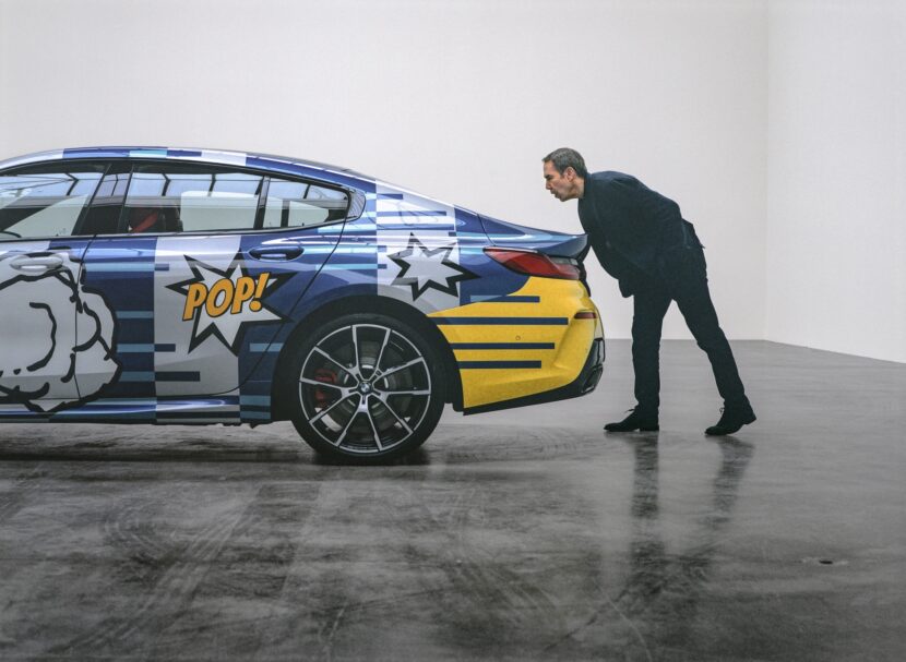 autos, bmw, cars, art car, bmw 8 x jeff koons, collaboration, video: check out the bmw 8 x jeff koons up close