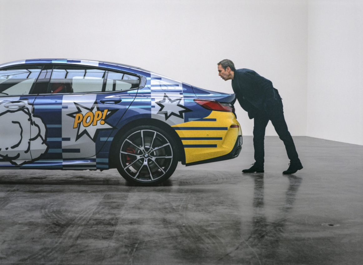 autos, bmw, cars, bmw art car, jeff koons, world premiere: the limited edition bmw the 8 x jeff koons