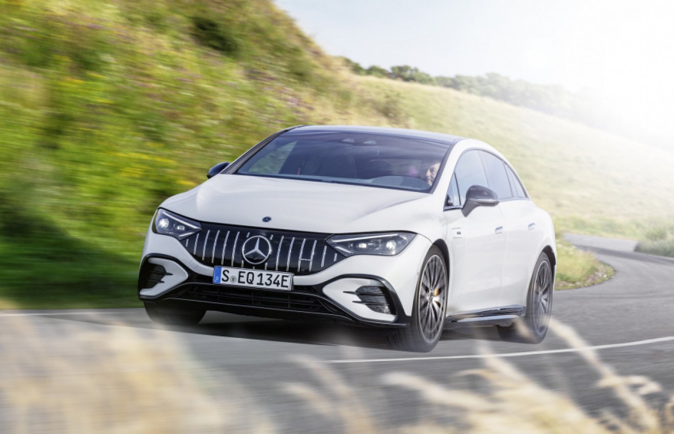 autos, cars, mercedes-benz, mg, electric cars, mercedes, mercedes-benz news, 2023 mercedes amg eqe electric sedan puts the priority on performance