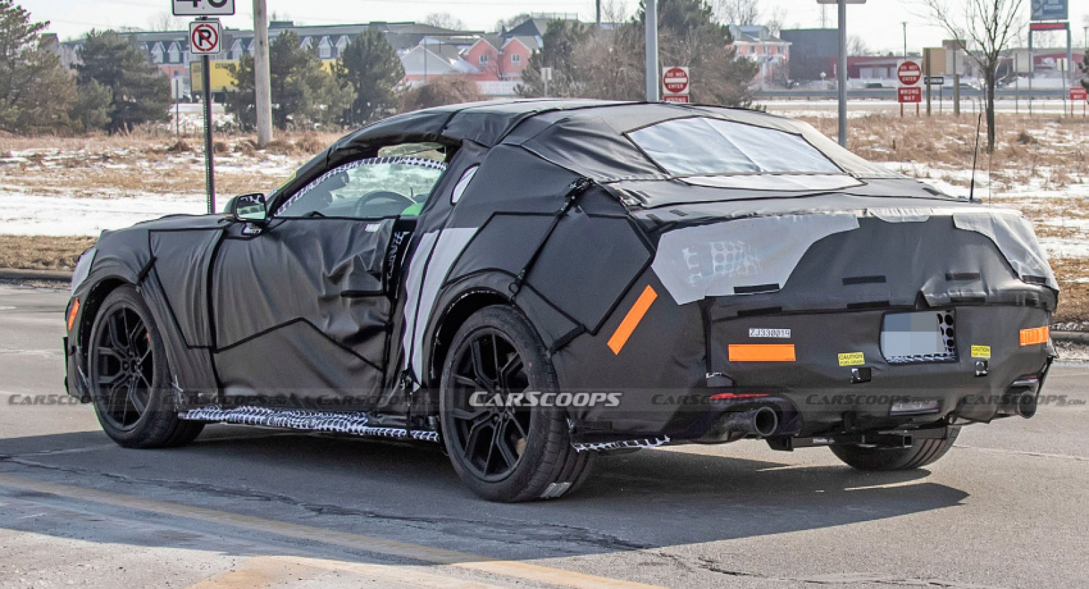 autos, cars, ford, news, ford mustang, ford scoops, scoops, this is our first look at the 2024 ford mustang convertible