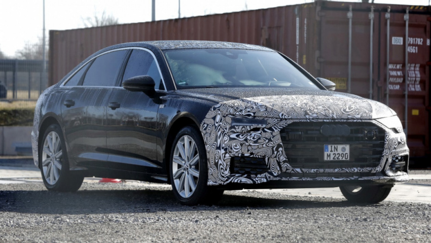 audi, autos, cars, audi a6, executive cars, luxury cars, facelifted audi a6 spotted testing ahead of launch later this year