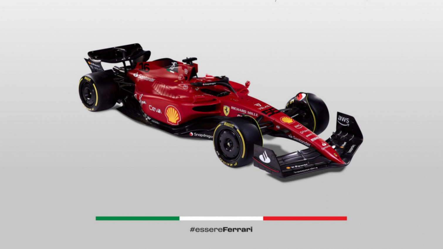 autos, cars, ferrari, news, motorsports, racing, 2022 ferrari f1-75 debuts with a radical design and retro-looking livery