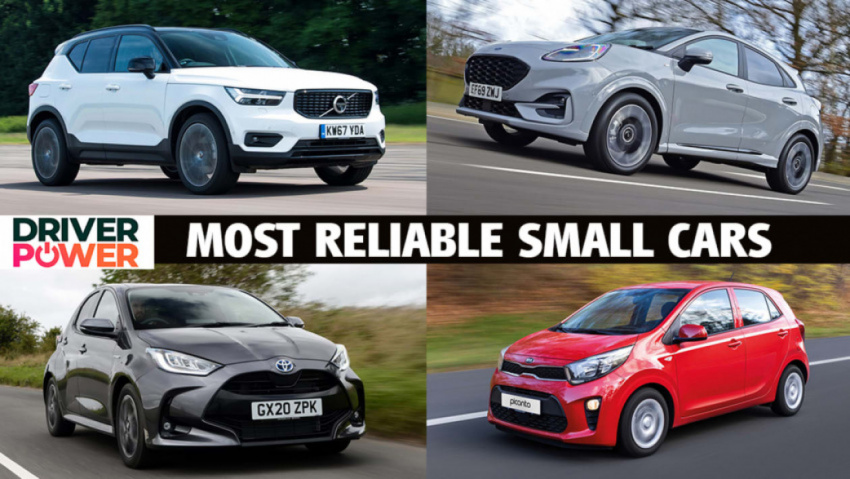 autos, cars, city cars, driver power, family hatchbacks, small suvs, superminis, suvs, top 10 most reliable small cars to buy 2022