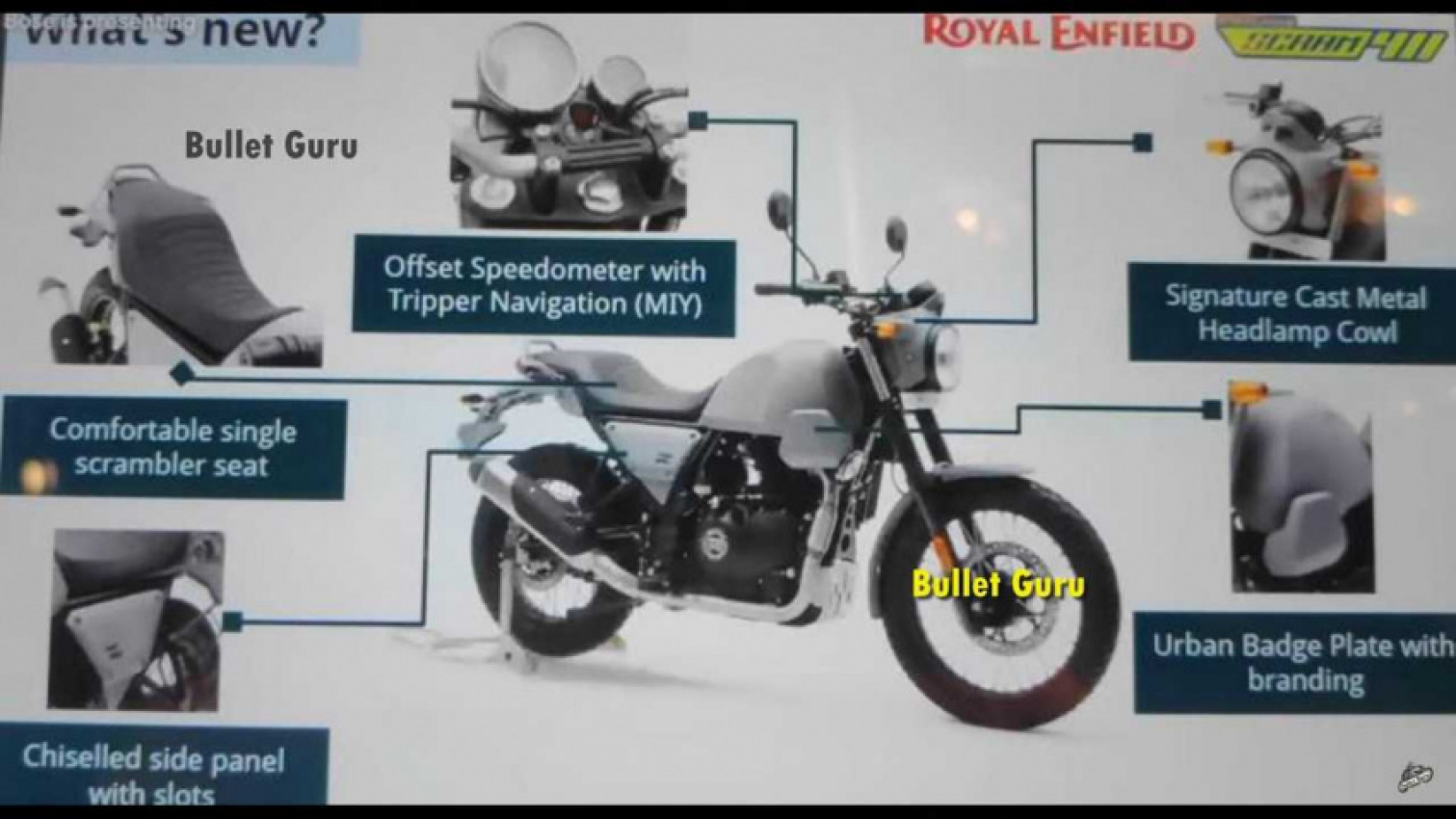 autos, cars, ram, some royal enfield himalayan scram 411 details leaked ahead of launch