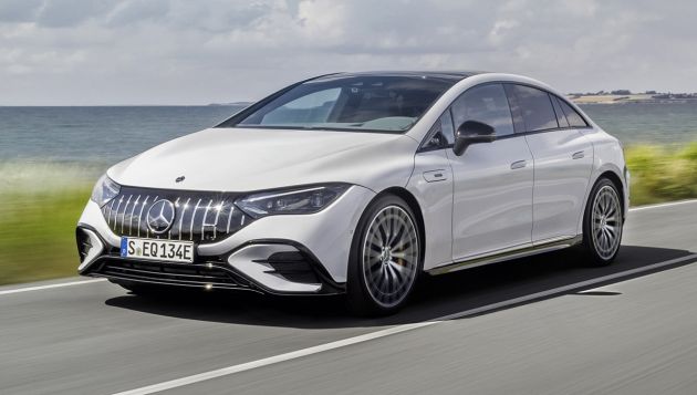 autos, cars, electric vehicle, mercedes-benz, mg, mercedes, two performance versions of mercedesamg eqe launched