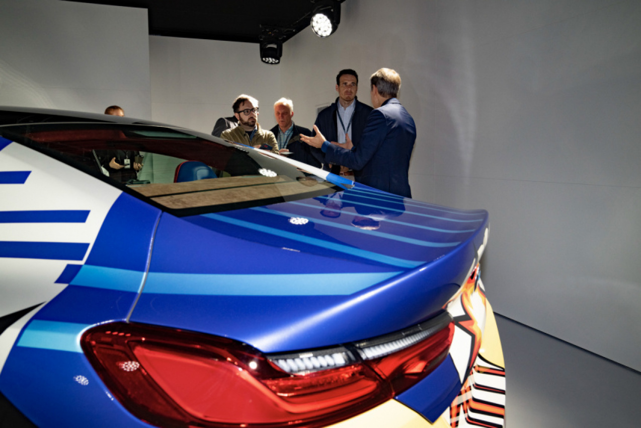 autos, bmw, cars, bmw 8 x jeff koons, photo gallery, check out these live photos of the bmw 8 x jeff koons